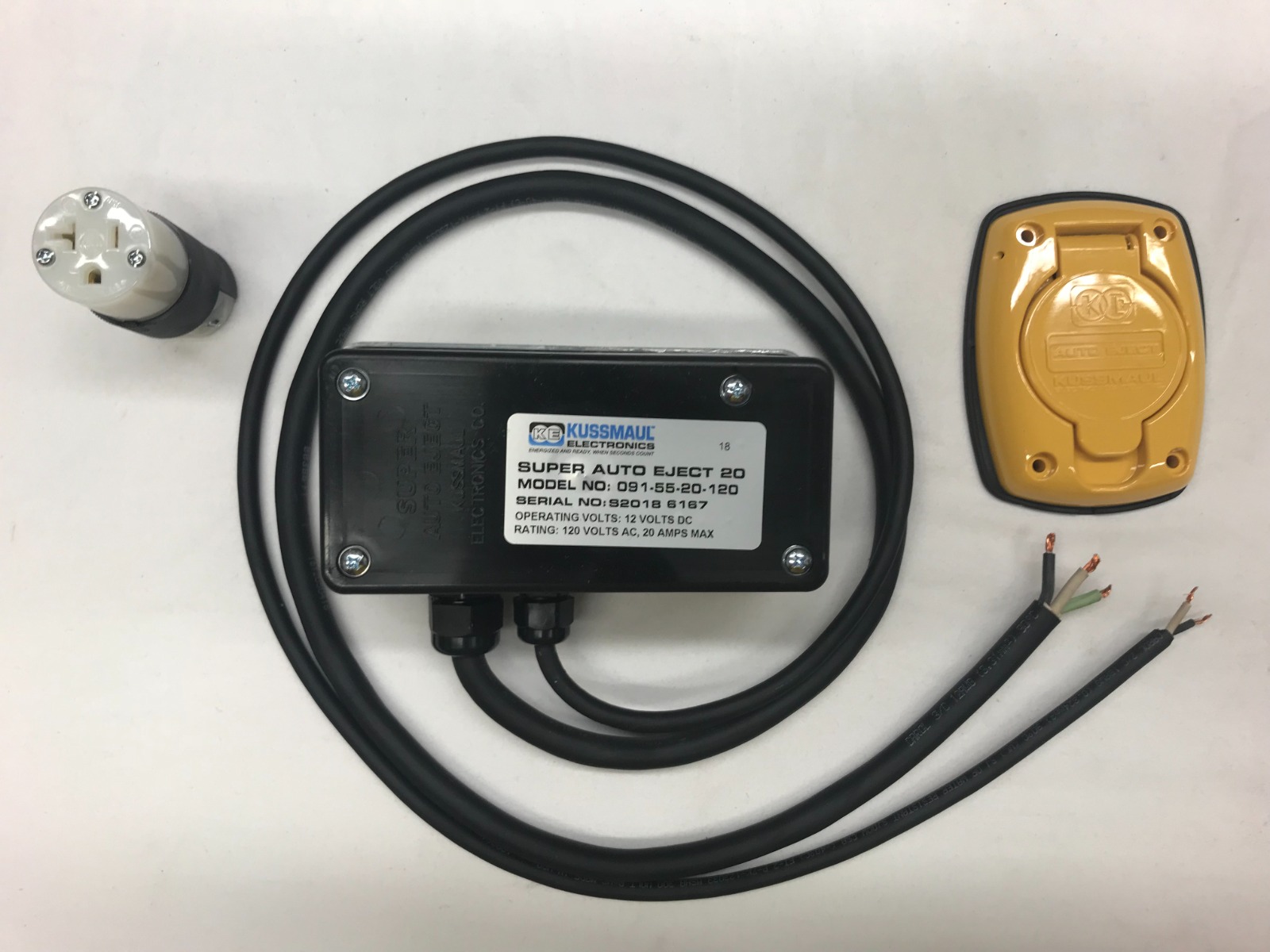 Kussmaul 091-55-20-120 Super Automatic Eject 20A - Yellow Cover