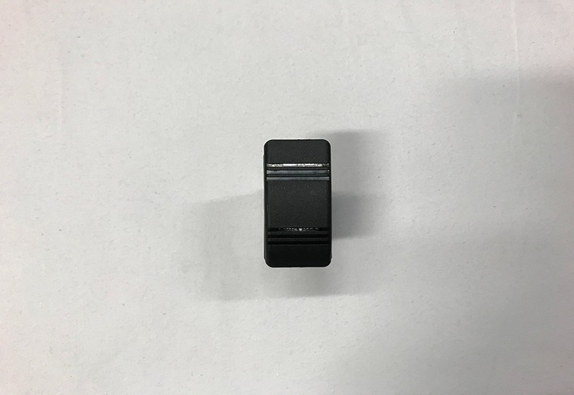 REV Fire Group 557875 Rocker Switch, Diamond Plate Off-On Green LED