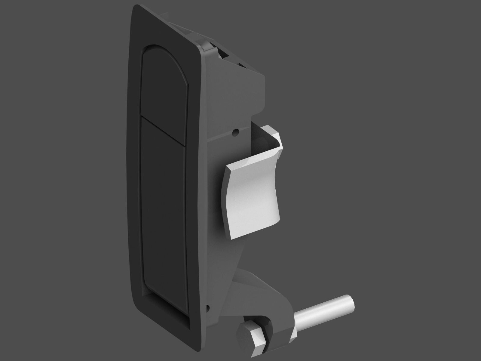 REV Fire Group 606068 Latch Adjuster Lever Flush Black